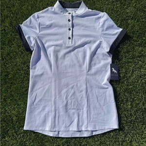 Levade Nina Women’s Short Sleeve Polo White Xl